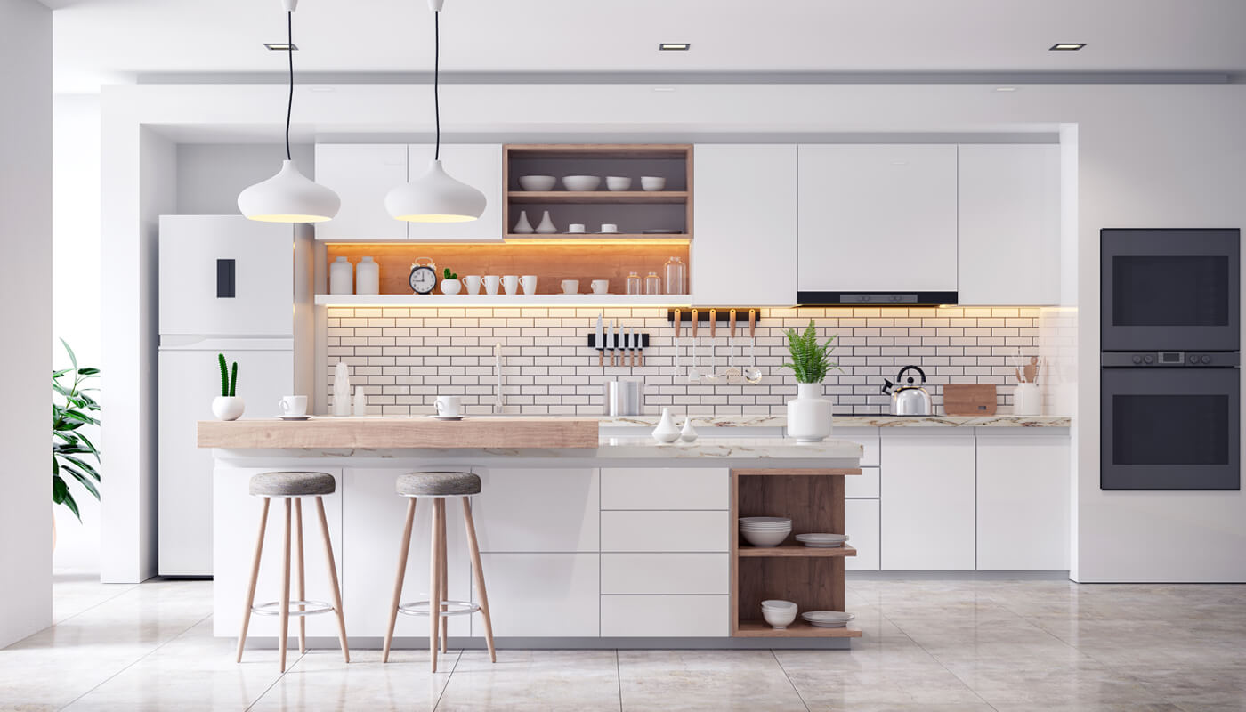 Cách tạo cầu thang bằng đá cẩm thạch với ánh sáng